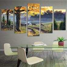Load image into Gallery viewer, HD Printed Autumn lake animal deer Painting Canvas Print room decor print poster picture canvas Free shipping/ny-5973
