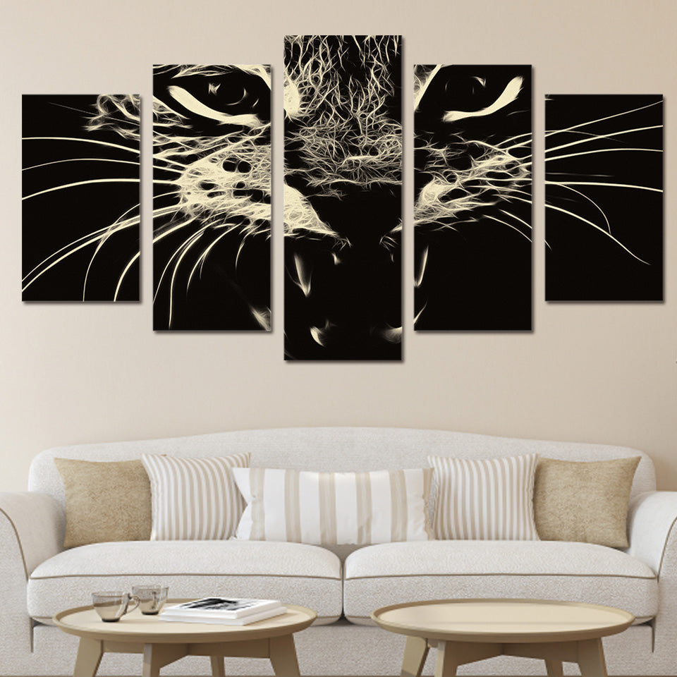 HD Printed Cat Group Painting wall art room decor print poster picture canvas Free shipping/ny-1251