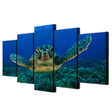 Load image into Gallery viewer, HD Printed Deep Sea Turtles Painting on canvas room decoration print poster picture canvas Free shipping/ny-4012
