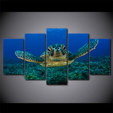 Load image into Gallery viewer, HD Printed Deep Sea Turtles Painting on canvas room decoration print poster picture canvas Free shipping/ny-4012
