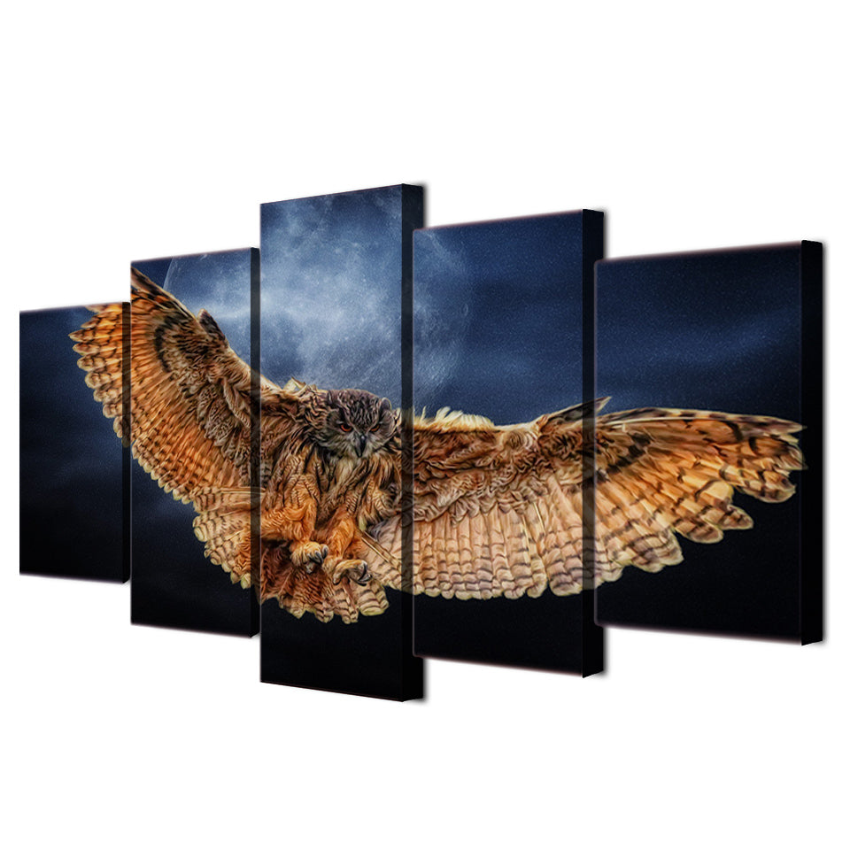 HD Printed Night owl Painting on canvas room decoration print poster picture canvas framed Free shipping/ny-1285