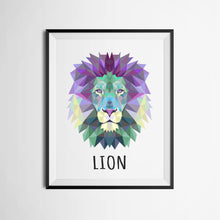 Load image into Gallery viewer, Geometric Lion Canvas Art Print Painting Poster, Wall Pictures for Home Decoration,  wall decor FA237-22
