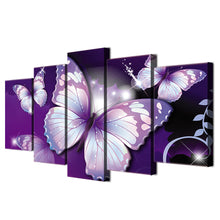 Load image into Gallery viewer, HD Printed purple butterfly Painting Canvas Print room decor print poster picture canvas Free shipping/ny-2882
