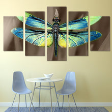 Load image into Gallery viewer, HD Printed Colored dragonfly wings Painting Canvas Print room decor print poster picture canvas Free shipping/ky-486
