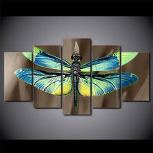 Load image into Gallery viewer, HD Printed Colored dragonfly wings Painting Canvas Print room decor print poster picture canvas Free shipping/ky-486
