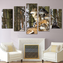 Load image into Gallery viewer, HD Printed wolf pack animal Painting on canvas room decoration print poster picture canvas Free shipping/ny-2828
