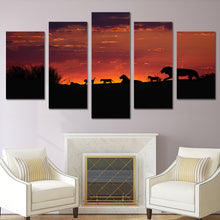 Load image into Gallery viewer, HD Printed African sunset Animals Painting Canvas Print room decor print poster picture canvas Free shipping/ny-2968
