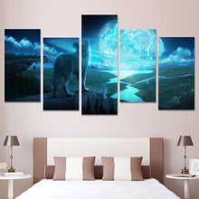 Load image into Gallery viewer, HD Printed The Wolf and the planet Painting on canvas room decoration print poster picture canvas Free shipping/ny-4304
