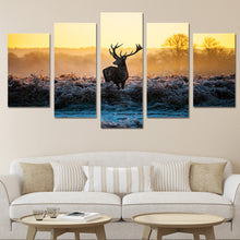 Load image into Gallery viewer, HD Printed African sunset deer Group Painting Canvas Print room decor print poster picture canvas Free shipping/ny-1577
