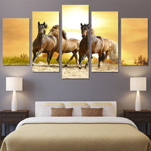 Load image into Gallery viewer, HD Printed Animals running horses Painting Canvas Print room decor print poster picture canvas Free shipping/ny-4312
