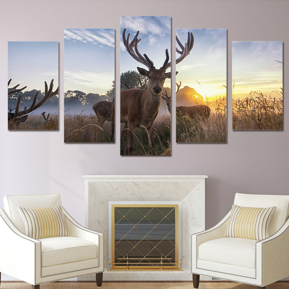 HD Printed Animal deer Painting Canvas Print room decor print poster picture canvas Free shipping/NY-5961