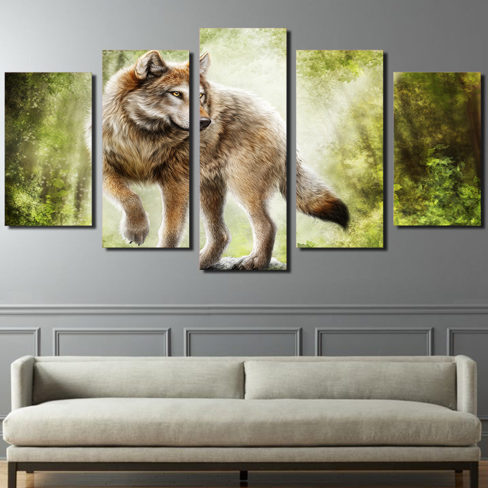 HD Printed Animals wolf art Painting Canvas Print room decor print poster picture canvas Free shipping/ny-4174