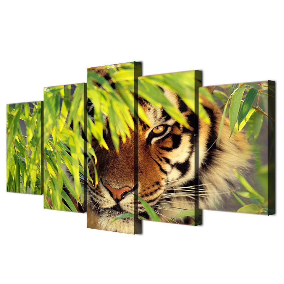 HD Printed Bamboo Tiger Painting on canvas room decoration print poster picture canvas Free shipping/ny-1569