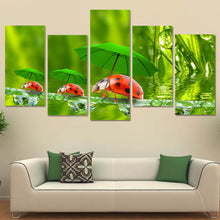 Load image into Gallery viewer, HD Printed Funny Ladybugs Painting Canvas Print room decor print poster picture canvas Free shipping/NY-5722
