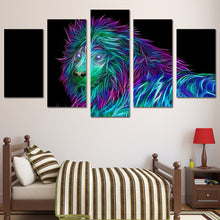 Load image into Gallery viewer, HD Printed abstract art lion Painting Canvas Print room decor print poster picture canvas Free shipping/ny-4980
