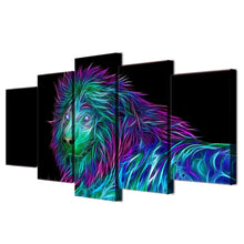 Load image into Gallery viewer, HD Printed abstract art lion Painting Canvas Print room decor print poster picture canvas Free shipping/ny-4980

