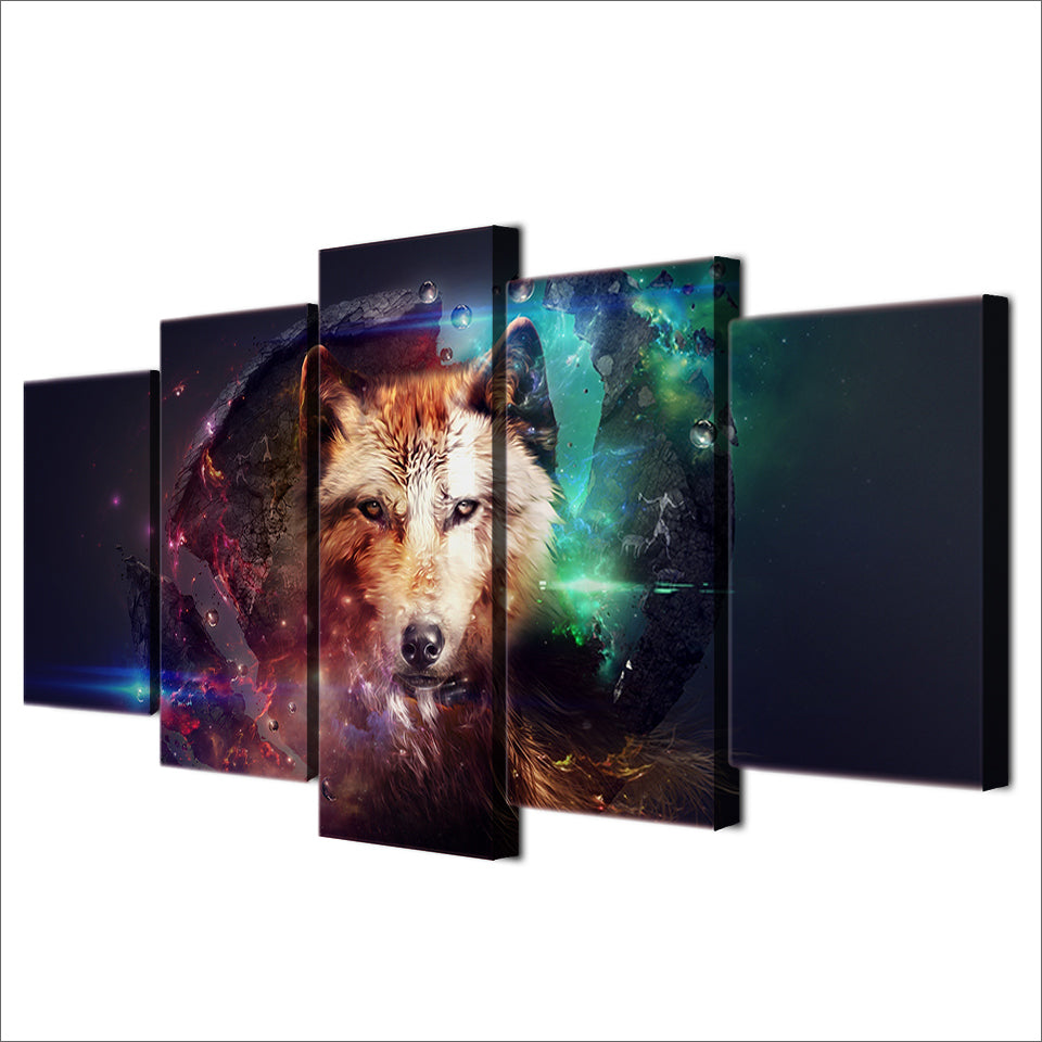 HD Printed wolf Group Painting Canvas Print room decor print poster picture canvas Free shipping/D001