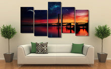 Load image into Gallery viewer, HD Printed Sunset Night Bridge Painting Canvas Print room decor print poster picture canvas Free shipping/ny-3074
