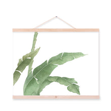 Load image into Gallery viewer, Watercolor Modern Cottage Cool Green Leaves Flower Plant Framed Canvas Paintings Nordic Home Decor Wall Art Print Picture Poster
