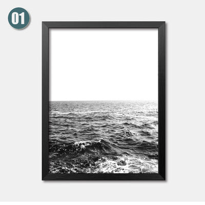 Wall Art Canvas Painting Nordic Sea Posters And Prints Cadre Decoratif Canvas Art Wall Pictures For Living Room Poster Unframed