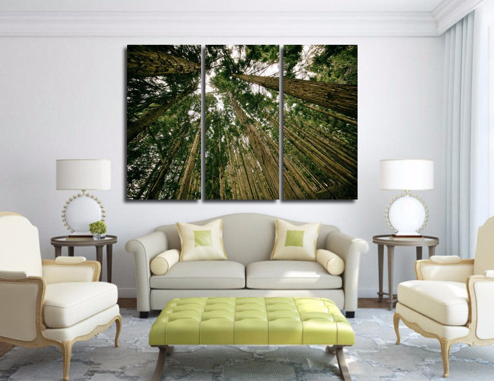 HD Printed forest trees green Painting Canvas Print room decor print poster picture canvas Free shipping/NY-6282