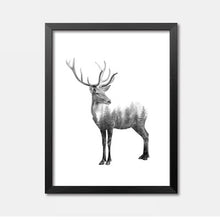 Load image into Gallery viewer, Wall Pictures For Living Room Posters And Prints Cuadros Wall Art Canvas Painting Grey Forest Nordic Decoration No Poster Frame
