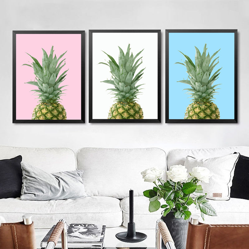 Fashion Fruits Print, Pineapple Print, Printable Art Canvas Painting, Home Decor, Wall Decor, Wall Art Print Poster HD2107