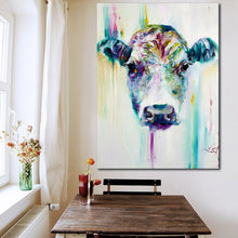 Load image into Gallery viewer, HD printed 1 piece canvas art animal calf painting living room decor panel framed abstract print artwork free shipping ny-6509
