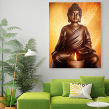 Load image into Gallery viewer, HD Printed 1 piece Buddha sitting painting living room decoration  paintings for living room wall Free shipping/NY-6814C

