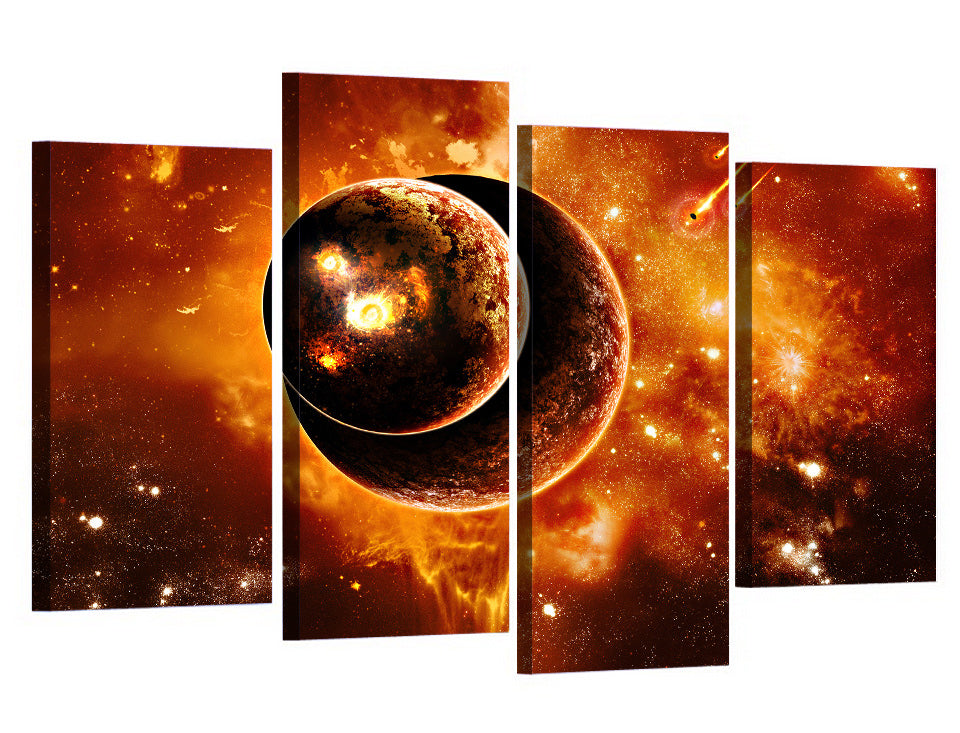 HD Printed Fantasy universe Planet Painting Canvas Print room decor print poster picture canvas Free shipping/ny-5770