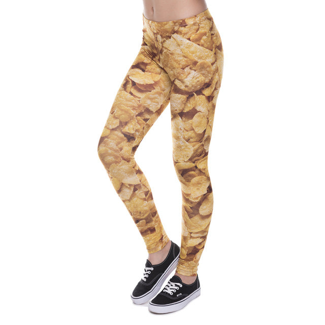 Legging Color Weeds Printed Leggins for Women Fashion Leggings Sexy Slim Legins Women Pants