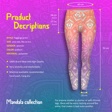 Load image into Gallery viewer, Legging Mandala Orange Ombre Printing Bottoms Sexy Leggings
