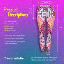 Load image into Gallery viewer, Fitness Legging Mandala Mint Printing Fashion Bottoms Women Pants
