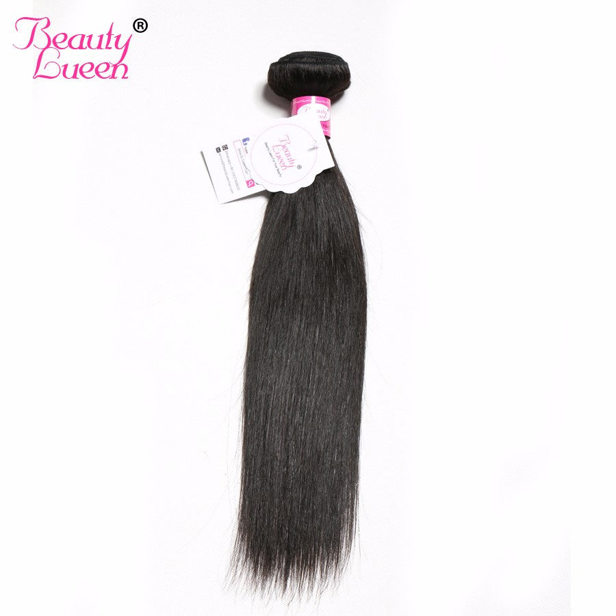 Tissage Brazilian Straight Hair Weave Human Hair Extensions Natural Color 8-28 inch Can Be Bleached BEAUTY LUEEN Non Remy Hair