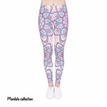 Load image into Gallery viewer, Fitness Legging Sun Mandala Printing Fashion Bottoms Sexy High Waist Leggings Women Pants
