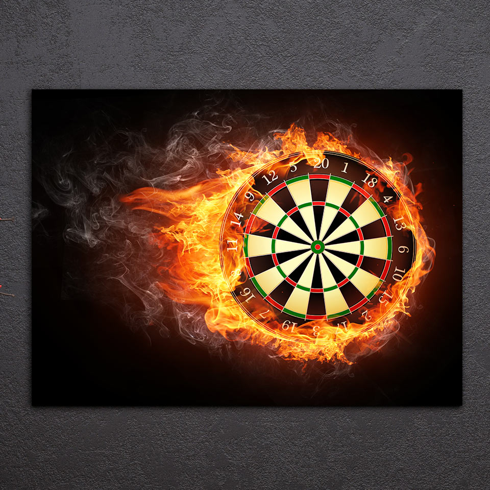 1 Pc Canvas Art Blooming Dart Board Poster HD Printed Wall Art Home Decor Canvas Painting Picture Prints Free Shipping NY-6607C