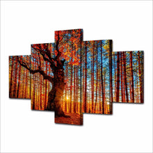 Load image into Gallery viewer, HD Printed forest sky trees autumn foliage Painting Canvas Print room decor print poster picture canvas Free shipping/ny-6280
