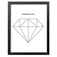 Load image into Gallery viewer, Posters And Prints Wall Pictures For Living Room Eat Diamond Cuadros Wall Art Canvas Painting Nordic Decoration No Poster Frame
