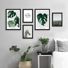 Load image into Gallery viewer, Posters And Prints Wall Art Canvas Painting Wall Pictures For Living Room Green Cuadros Nordic Decoration Art No Poster Frame
