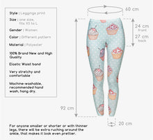 Load image into Gallery viewer, High Elastic Women Leggings Muffin Dots 3D Printing Fitness Legging Slim High Waist Legins Casual
