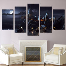 Load image into Gallery viewer, HD Printed 5 piece canvas art Harry Potter poster School Hogwarts Castle Painting posters and prints art Free shipping/ny-6267
