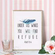 Load image into Gallery viewer, Bible Verse Canvas Art Print Poster,  Wall Pictures for Home Decoration, Giclee Wall Decor CM012-1
