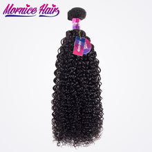 Load image into Gallery viewer, Mornice Hair Malaysian Remy Hair 1 Bundle Kinky Curly Human Hair Weave Natural Black Color Double Weft Free Shipping 100g
