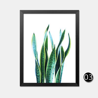 Modern Cactus Pineapple Plants Decorative Painting Wall Painting Creative Fruits Botanical Art Wall Painting FG0042