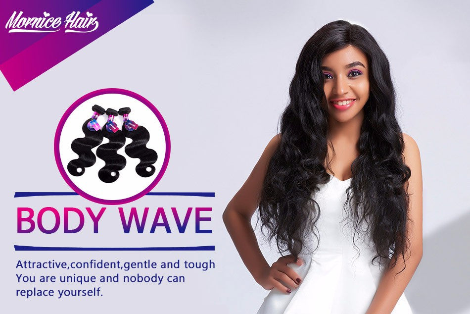 Mornice Hair Peruvian Remy Hair Body Wave 1 Bundle 100% Human Hair 12-26 Inch Hair Bundles Natural Color Free Shipping 100g