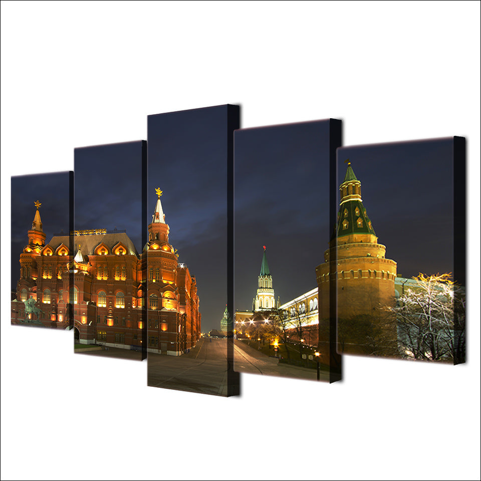 HD Printed moscow russia kremlin city Painting Canvas Print room decor print poster picture canvas Free shipping/ny-2073