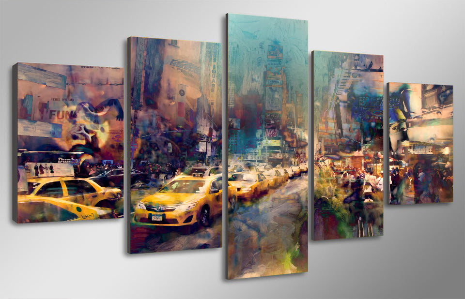 HD Printed new york city Painting on canvas room decoration print poster picture canvas framed Free shipping/ny-1313