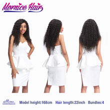 Load image into Gallery viewer, Mornice Hair Malaysian Deep Wave Remy Hair 100% Human Hair Weave 1 Bundle 12&quot;-26&quot; Hair Bundles  Free Shipping Natural Black 100g
