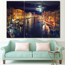 Load image into Gallery viewer, 3 Pcs Canvas Art Italy Venice Canal Poster HD Printed Wall Art Home Decor Canvas Painting Picture Prints Free Shipping NY-6595A
