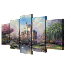 Load image into Gallery viewer, HD Printed cinderellas castle Painting on canvas room decoration print poster picture canvas framed Free shipping/ny-1015
